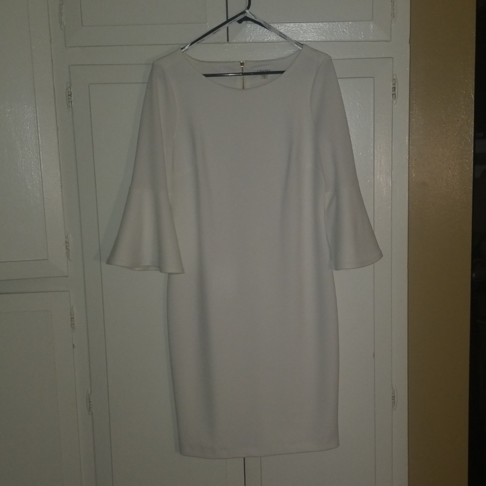 White dress Womens size 12 Calvin Klein